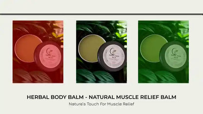 Herbal Body Balm - Natural Muscle Relief Balm by@Outfy
